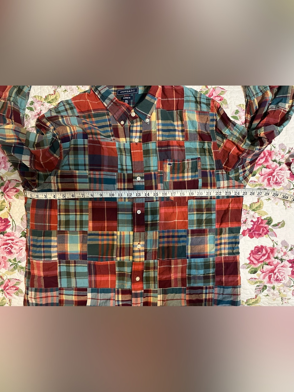 Crown & Ivy Button -Down, XXL - Picture 4 of 5